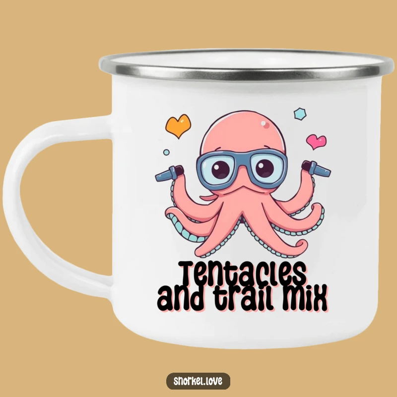 Funny Octopus Juggling Camping Mug - Durable Multi-Tasker Adventure Cup