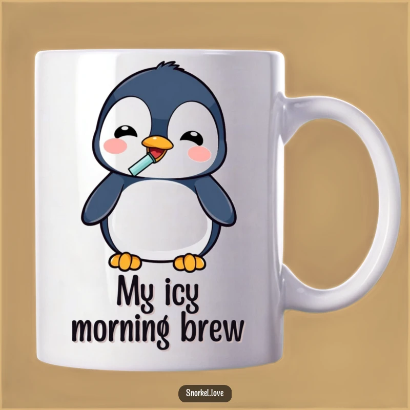 Funny Penguin Drinking Mug - Delightful Snorkel Humor Gift