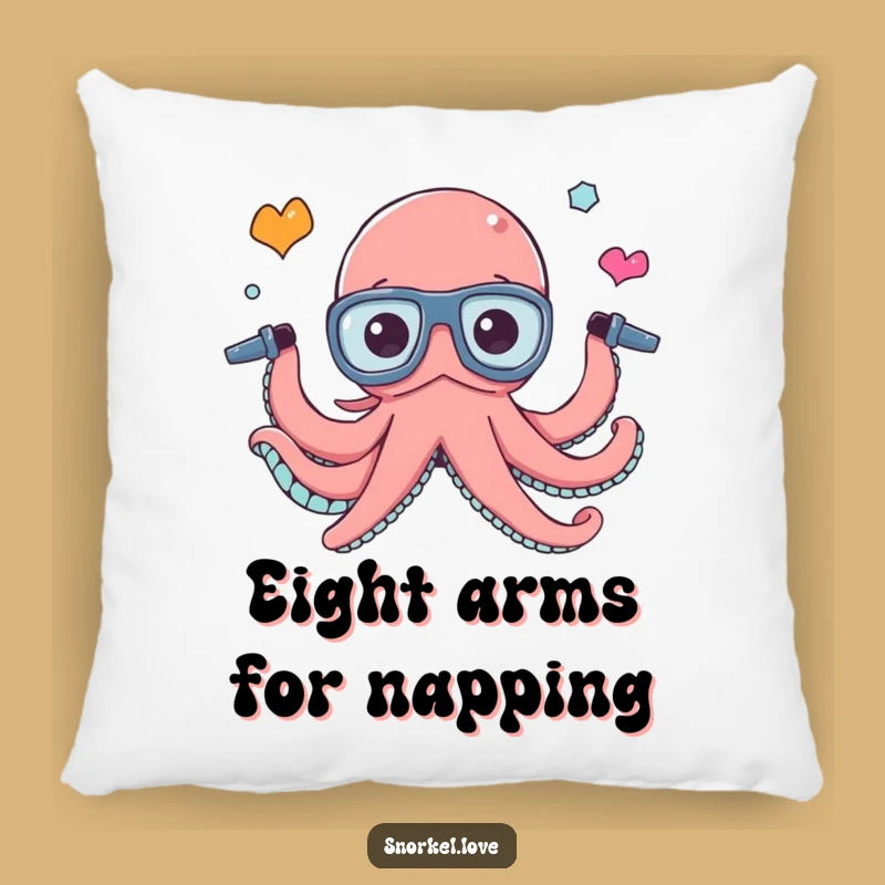 Funny Octopus Juggling Pillow - Cozy Multi-Tasker Comfort Cushion